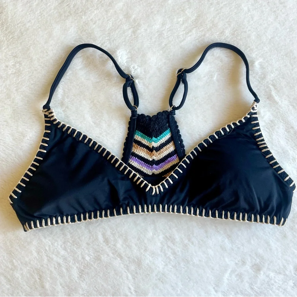 Ale by Alessandra Bonfire Crochet Back Bikini Top - Picture 3 of 7